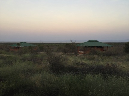 Sunset at Turkana Basin Institute at Ileret.